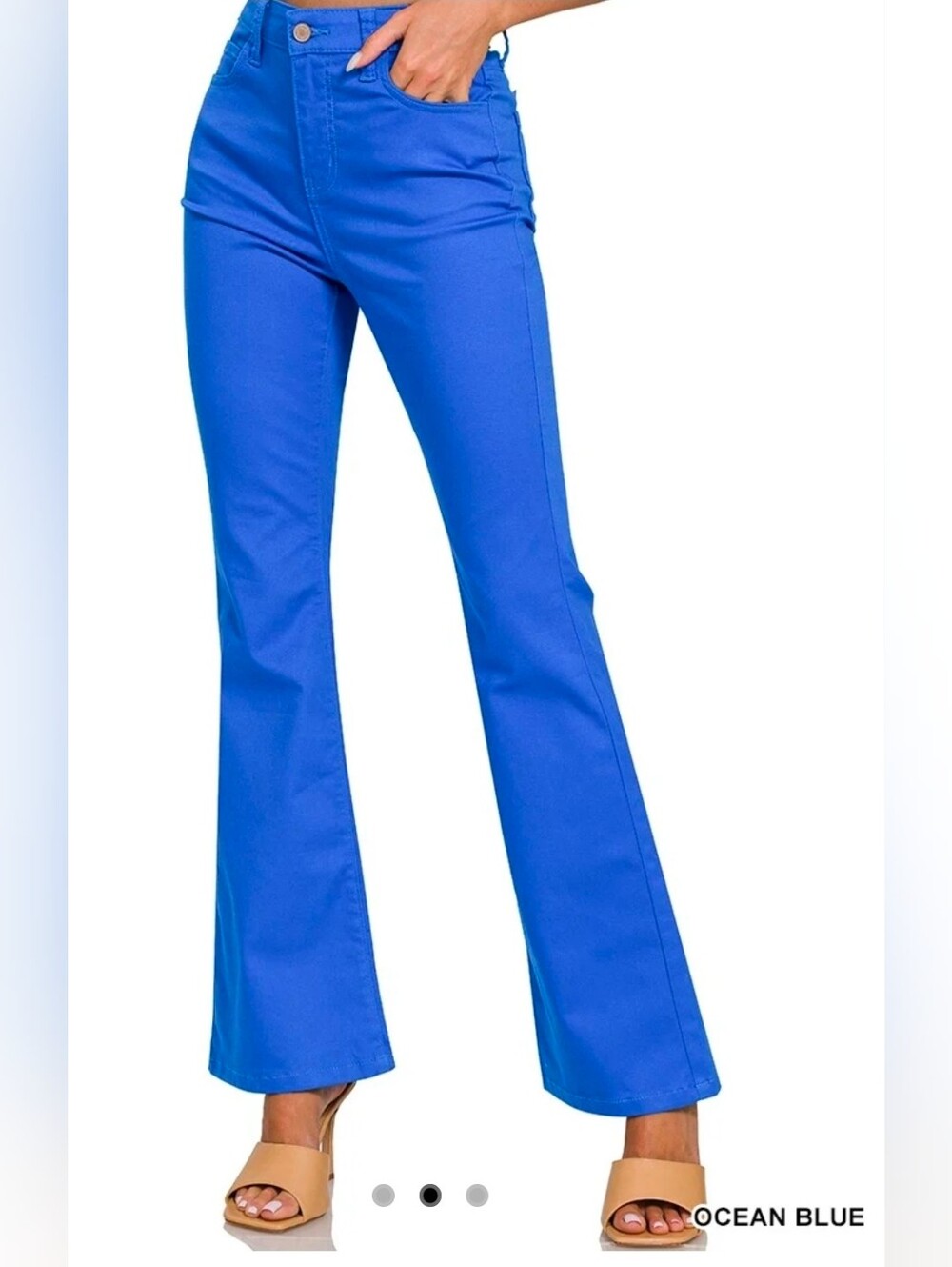 Zenana High Rise Bootcut Denim Pants